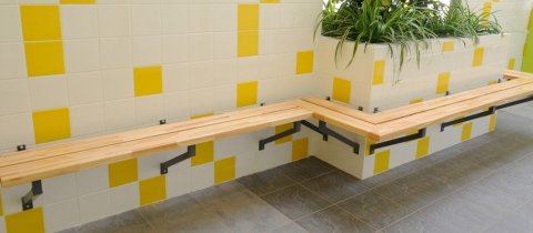 Banc mural spécial collectivités pour vos vestiaires